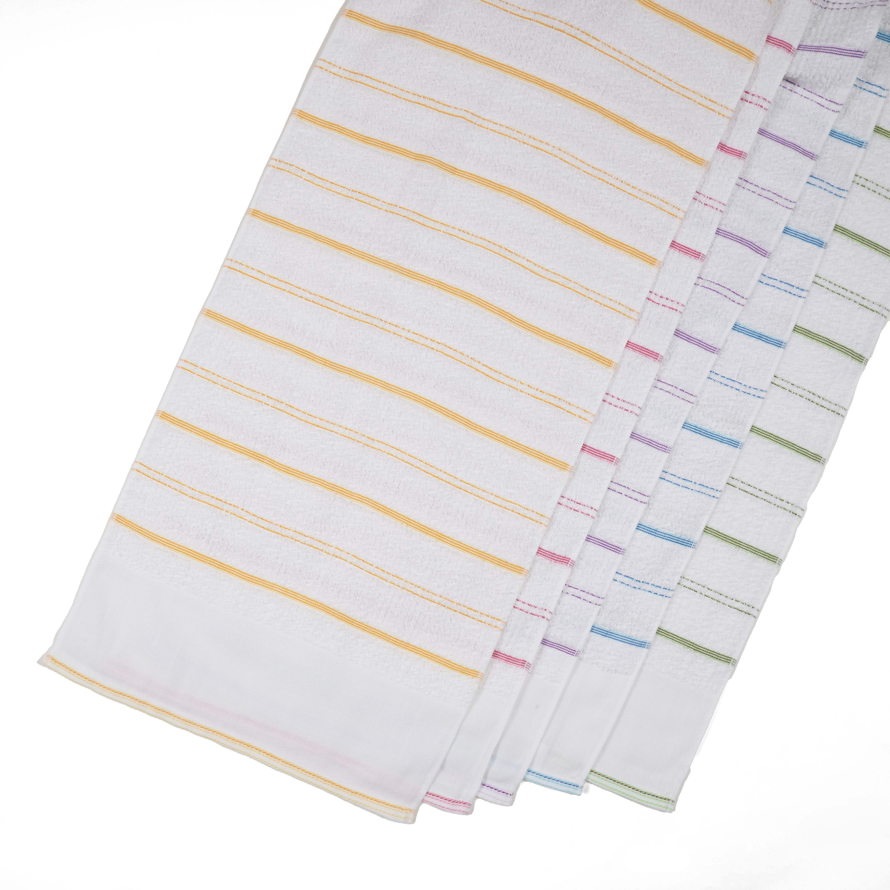 コメット柄国産タオル 5色セット 260匁