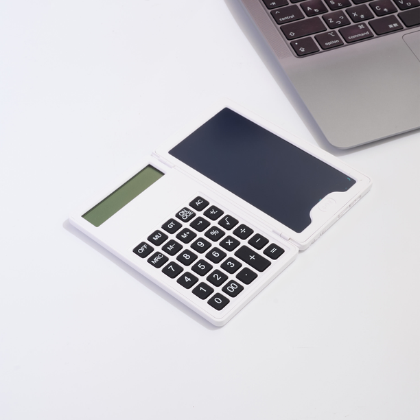 【短納期】電卓付き 電子メモパッド画像