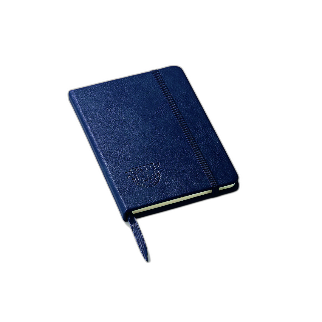 レザー調ハードカバーノート A6 6mm罫｜ノベルティ・オリジナルグッズ