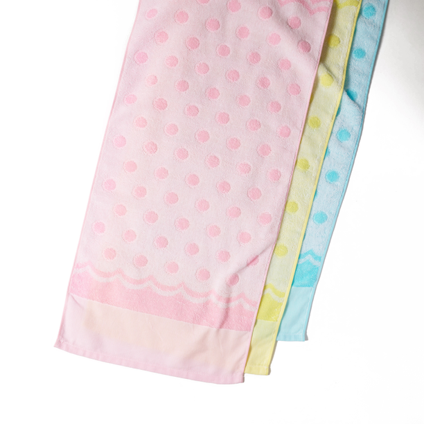 シャボン柄国産タオル 3色セット 220匁画像