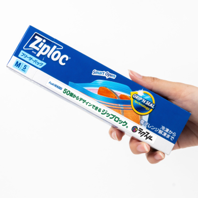 ジップロック®　フリーザーバッグM 5枚入