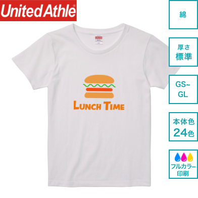 United Athle 5.6オンス ハイクオリティーTシャツ レディース