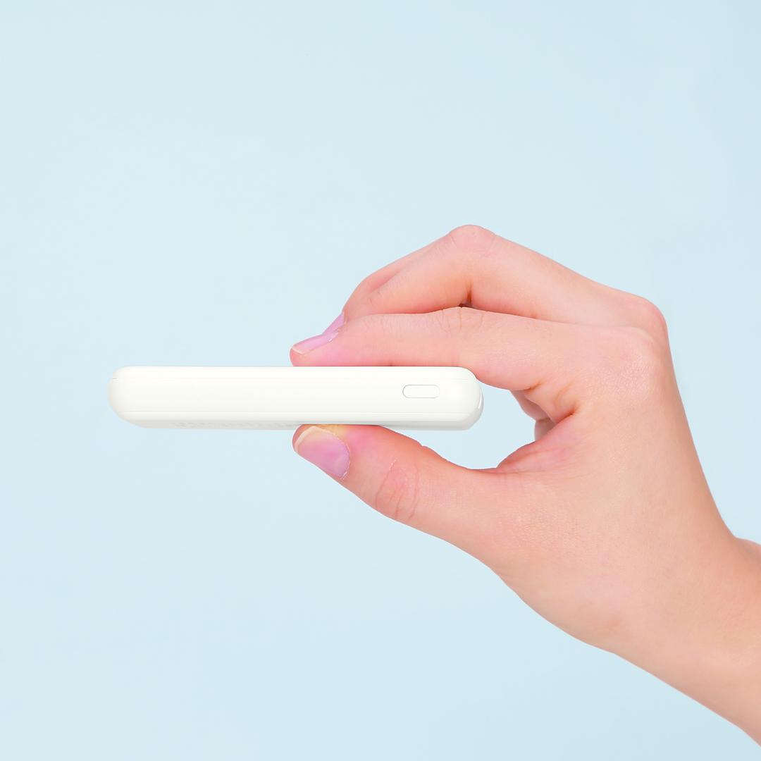 薄型軽量 急速充電モバイルバッテリー5000｜ノベルティ・オリジナル