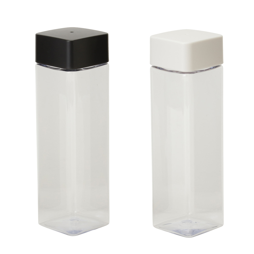 スクエアクリアボトル 500ml｜ノベルティ・オリジナルグッズ・記念品