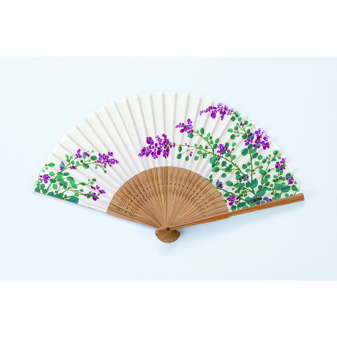 花うたげ シルク扇子