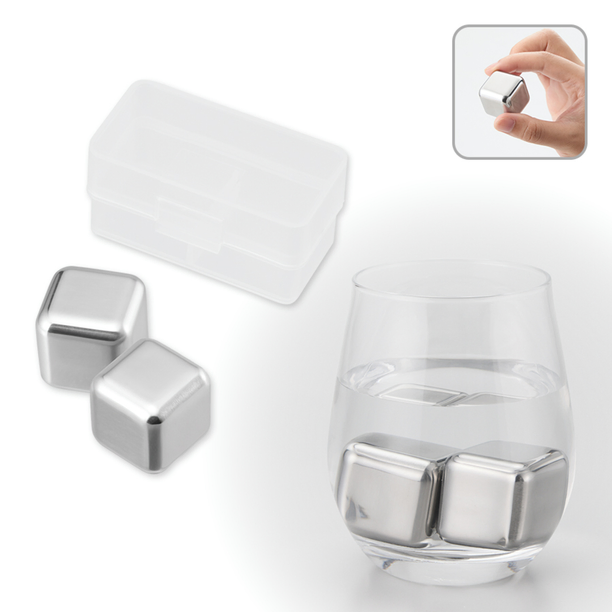 ステンレスアイスキューブ　シルバー画像