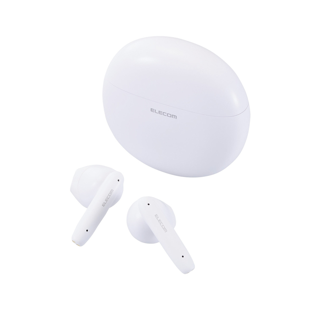 エレコム ワイヤレスイヤホン Bluetooth 5.3 低遅延 タッチセンサー ブラック