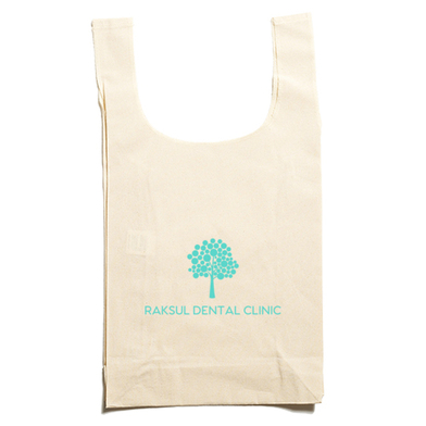 フェアトレードコットンマチ付マルシェバッグ TR-1402画像