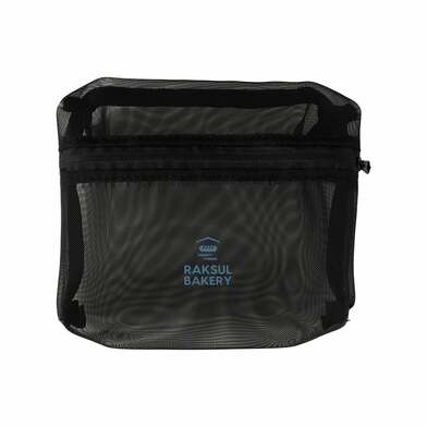 プラシャープ・取っ手付きメッシュボックスポーチ