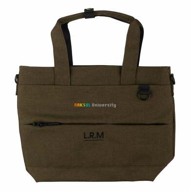 L.R.M 隠しZIPナイロントートバッグ
