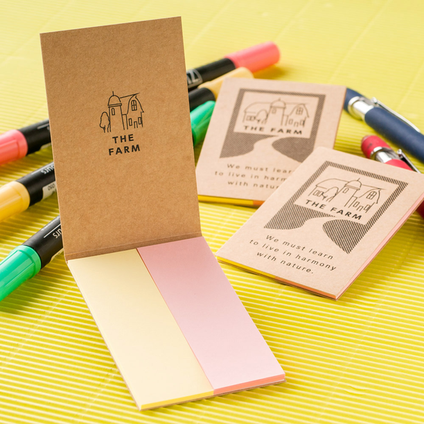 エコ表紙カバー付き付箋タイプA-2画像