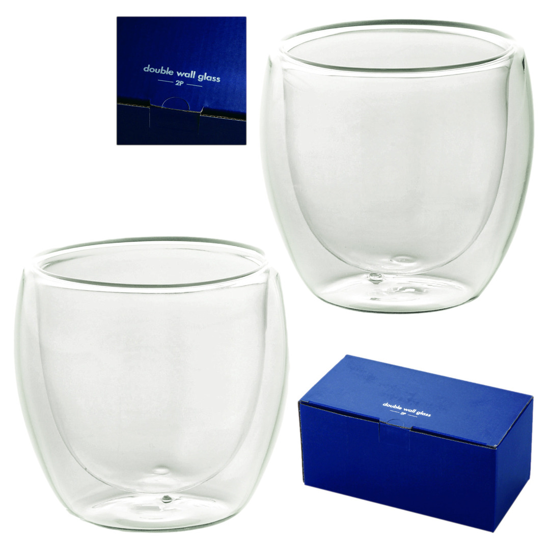 ブランジェリー メール・耐熱ダブルウォールグラス2Pセット
