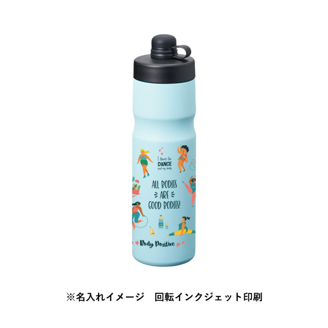 ステンレスサーモスポーツボトル 600ml TS-1960｜ノベルティ