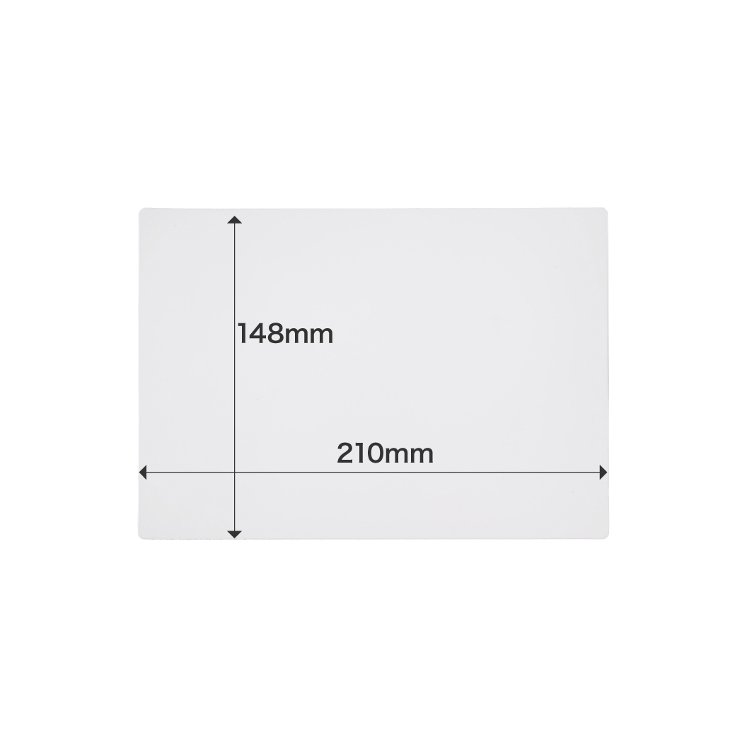 室内用マグネットシート ホワイトボードタイプw210×h148mm｜ノベルティ