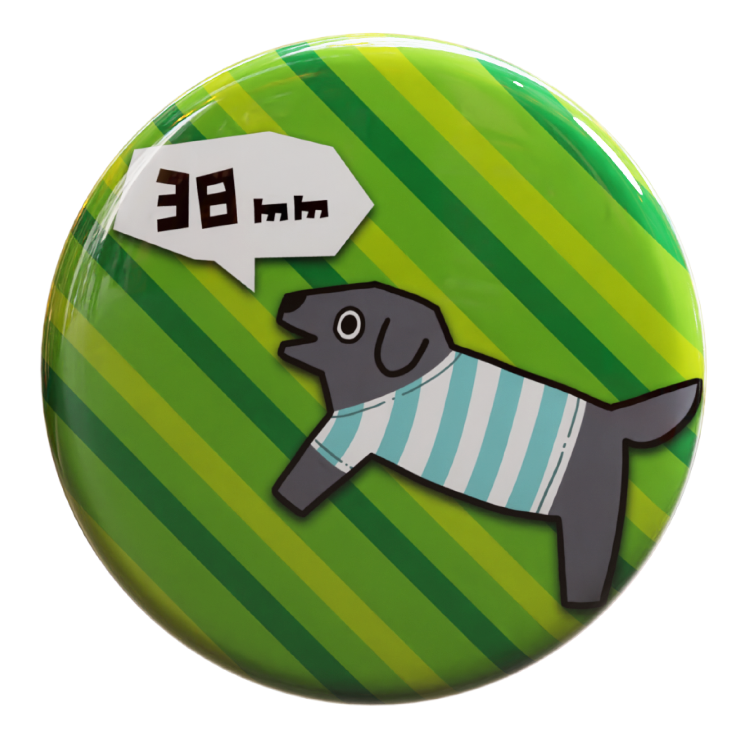 円形38mm缶バッジ｜ノベルティ・オリジナルグッズ・記念品ならラクスル