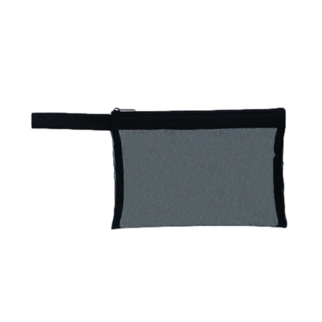 プラシャープ・ストラップ付きメッシュフラットポーチ