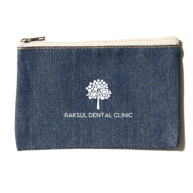 デニムフラットポーチ(S) インディゴ TP-0038画像