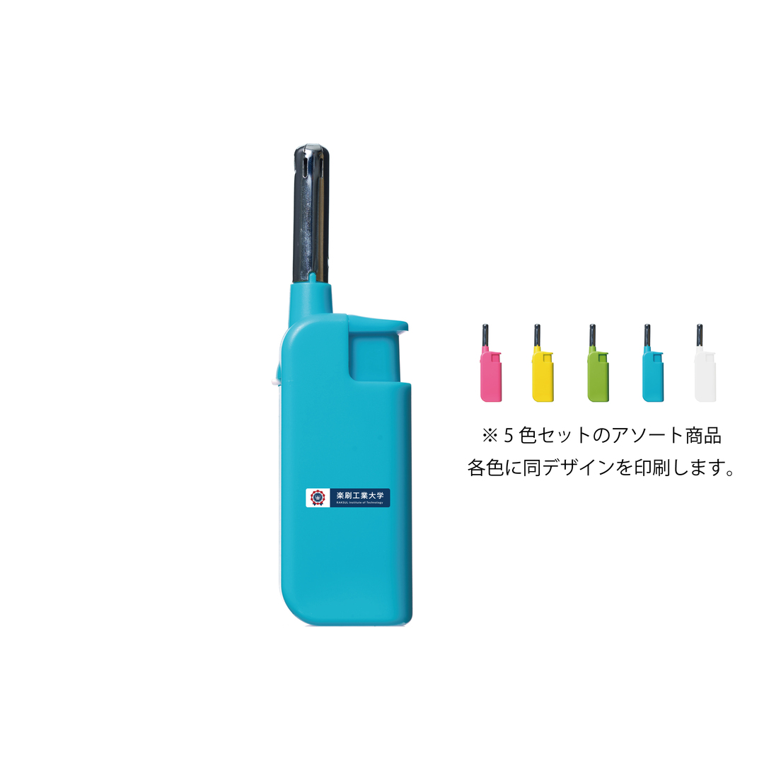 ライテック 使い切り点火棒チャカチャカ3不透明CR 5色セット