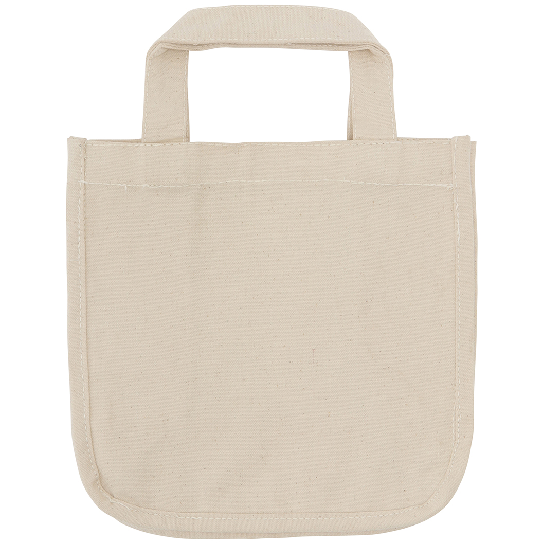 キャンバススクエアオリジナルトートバッグ Sサイズ ネット印刷のラクスル