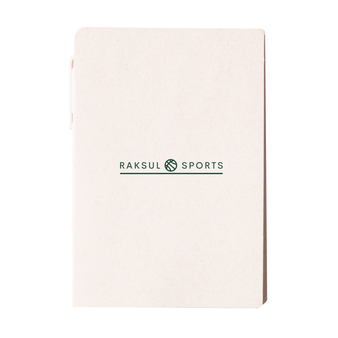 牛乳パック手帳型付箋セット（ボールペン付き)画像