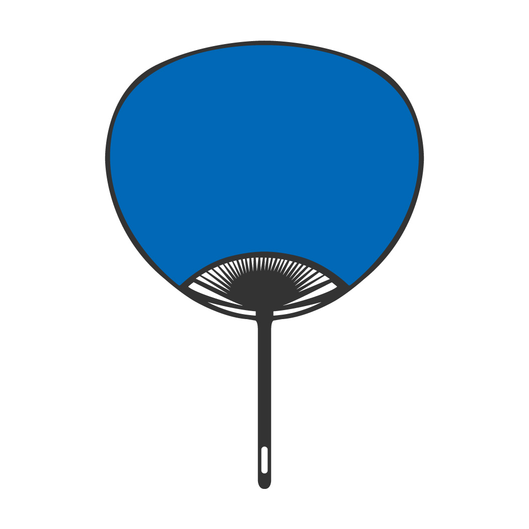 名入れうちわ（無地） ミニサイズ