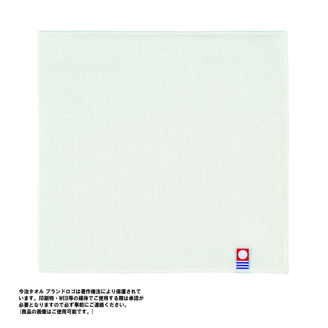 【商品のみ】今治エコナチュールミニタオル(ホワイト)