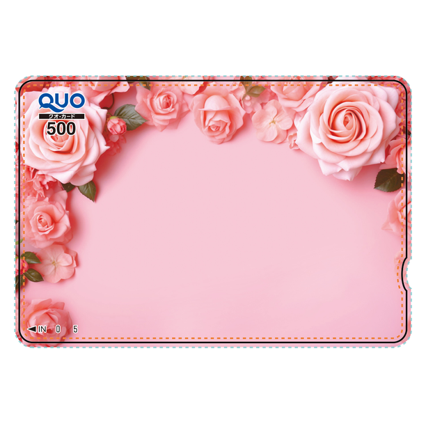 【花柄】QUOカード ギフトカード画像