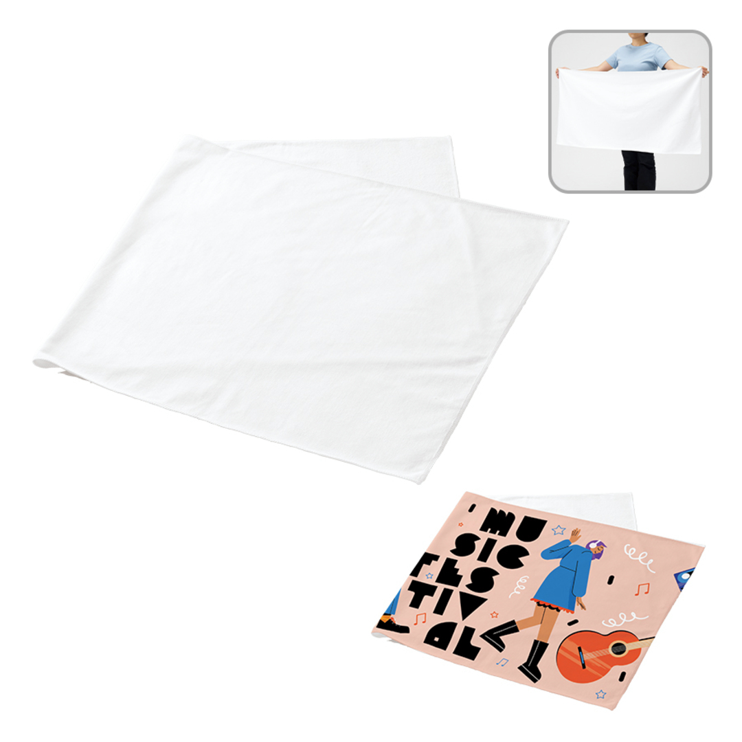 コットンWフェイス バスタオル 昇華転写対応