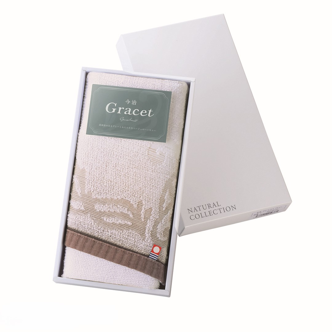 【商品のみ】今治グレイスト・箱入りフェイスタオル