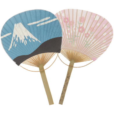 名入れ竹うちわ画像