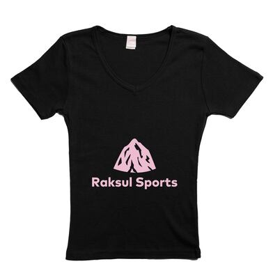 demimoon 5.8オンス S/S VネックTシャツ