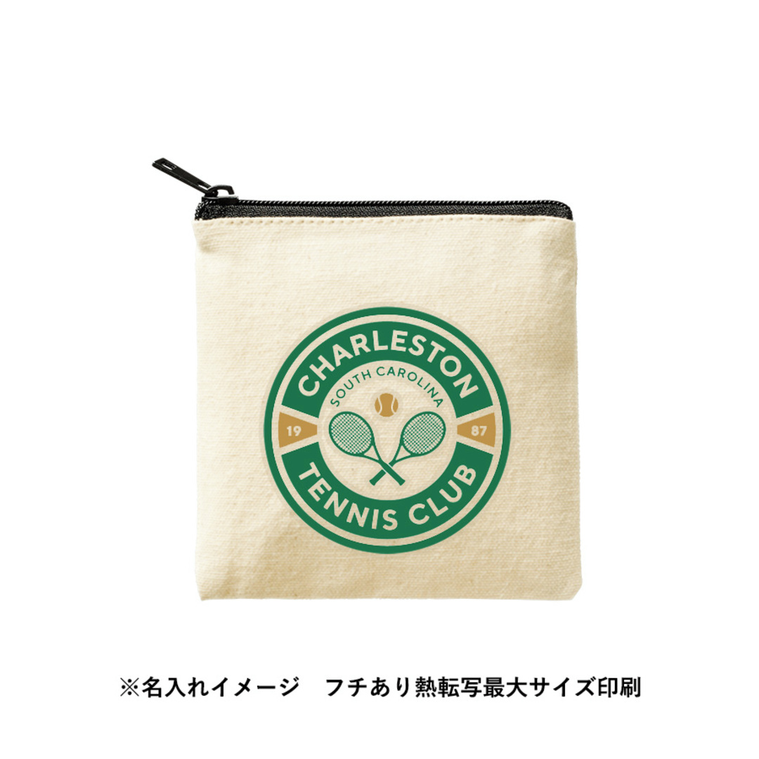 ライトキャンバスフラットポーチ(SS)｜ノベルティ・オリジナルグッズ