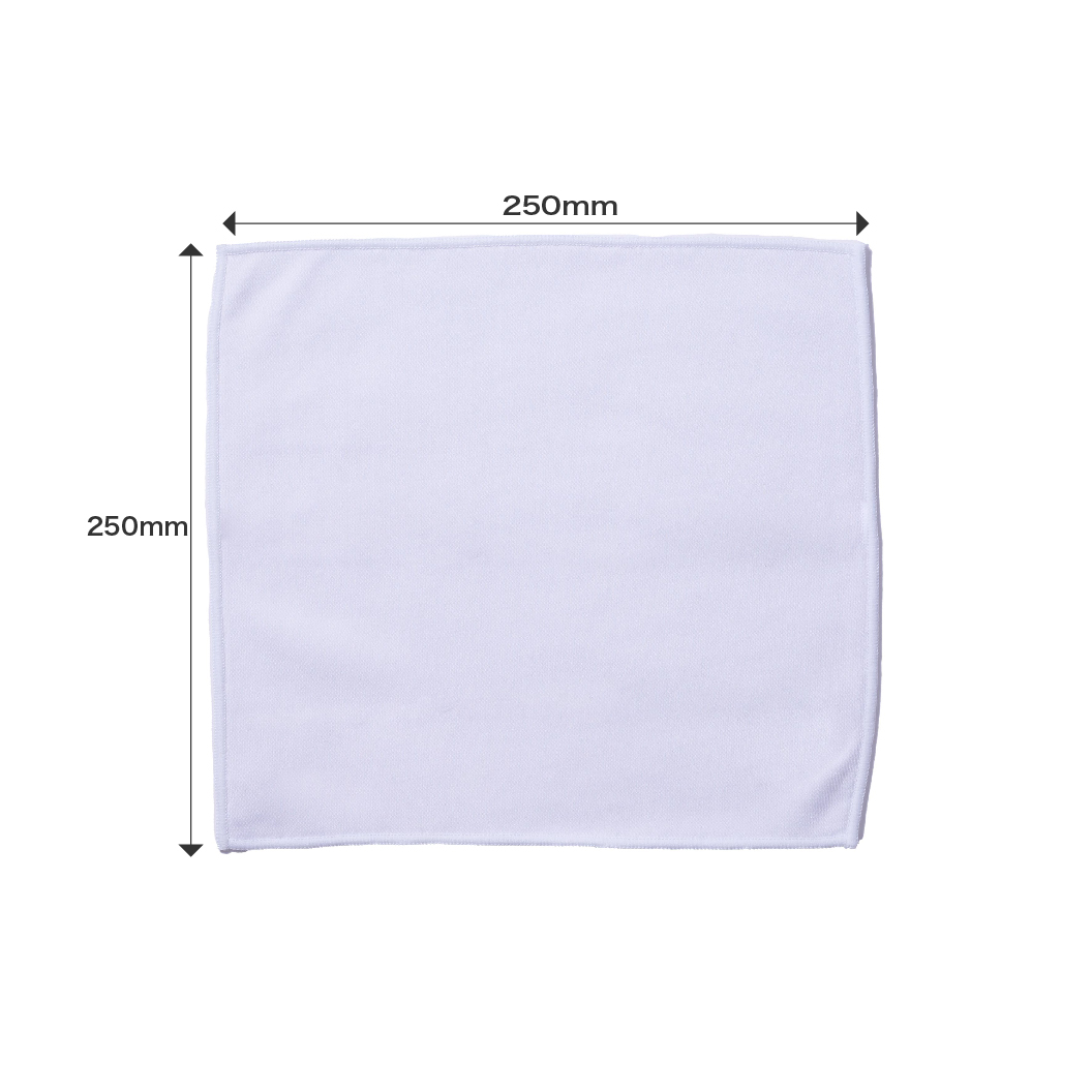 マイクロファイバーミニタオル 80匁(白無地)｜ノベルティ・オリジナル