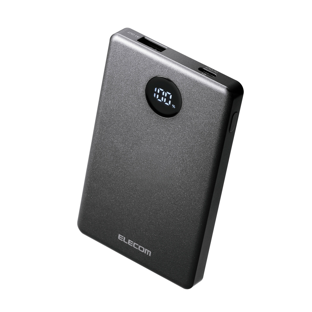 エレコム モバイルバッテリー 5000mAh 半固体リチウム  EC-C60MN画像