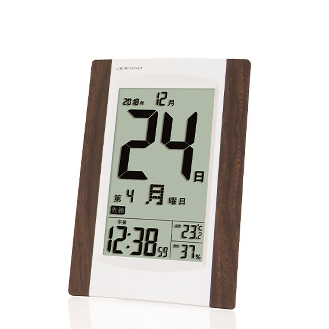 デジタル日めくり電波時計｜ノベルティ・オリジナルグッズ・記念品なら