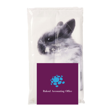 nepia 鼻セレブITSUMO（48W）ラベル封入｜ノベルティ・オリジナル