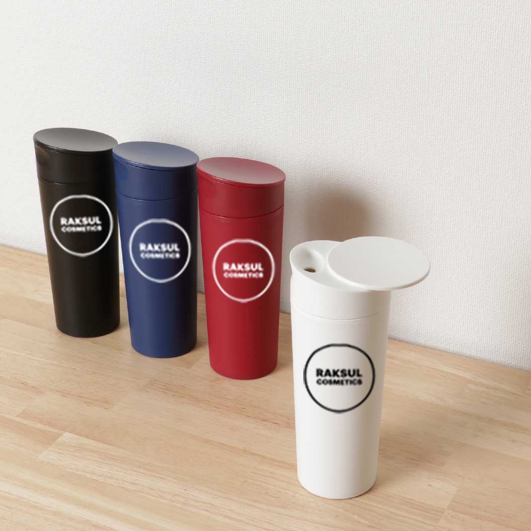 スライドオープンサーモタンブラー 380ml｜ノベルティ・オリジナル