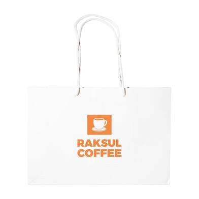 クラフトエンボスバッグ L-W画像