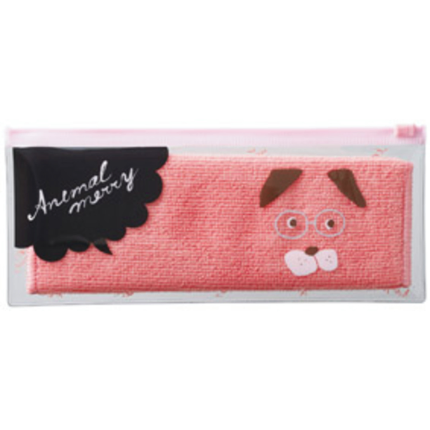 【商品のみ】アニマルメリー ポーチ入ハンカチタオル画像