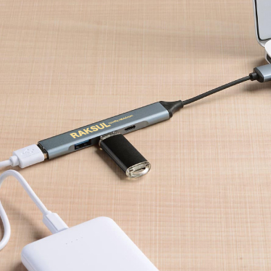 4ポート USBハブ USB Type-A･C画像