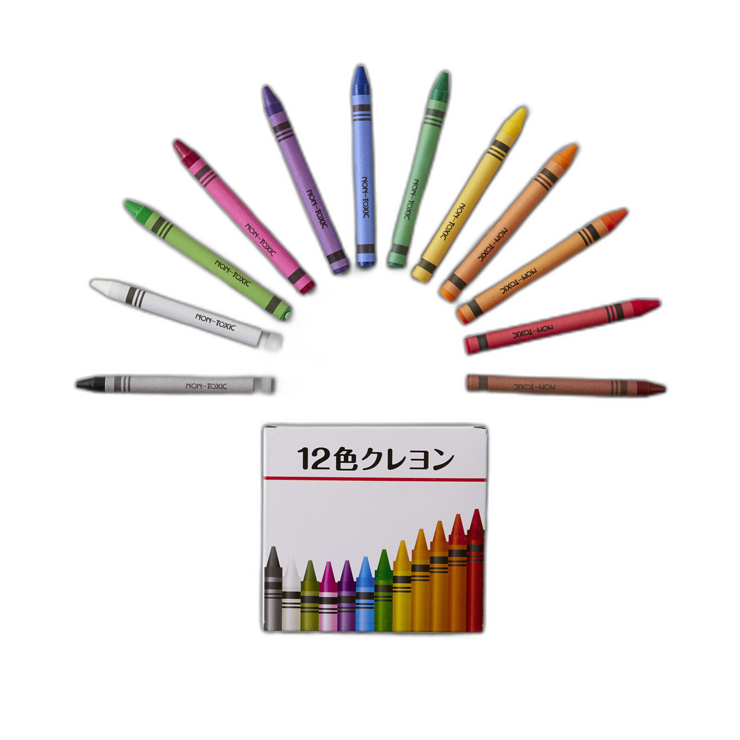 12色クレヨン SC-0103｜ノベルティ・オリジナルグッズ・記念品ならラクスル