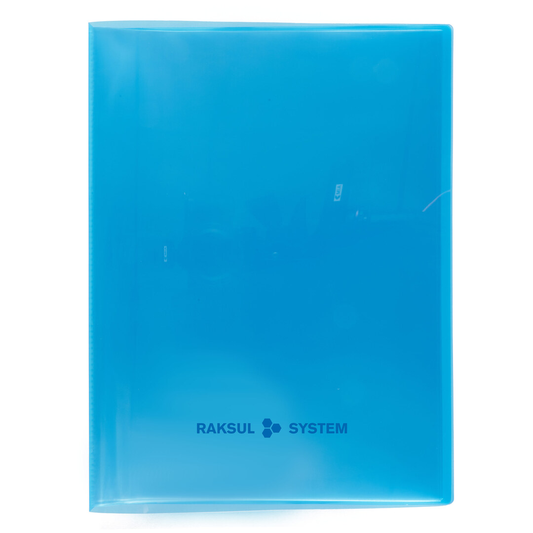 PLUS シンプルクリアーファイル 20ポケット｜ノベルティ・オリジナル