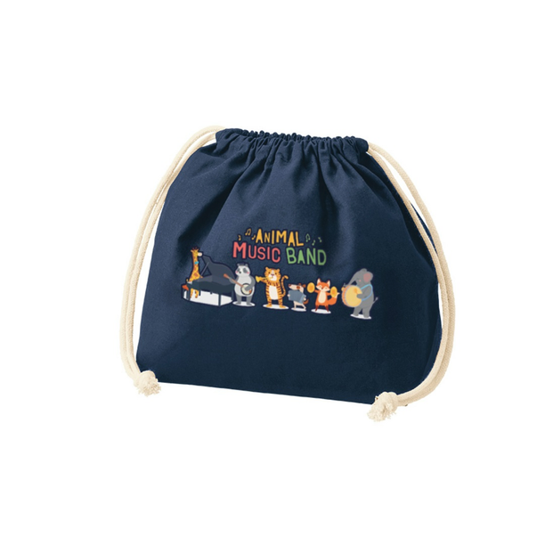 厚手コットンポーチ巾着（M）画像