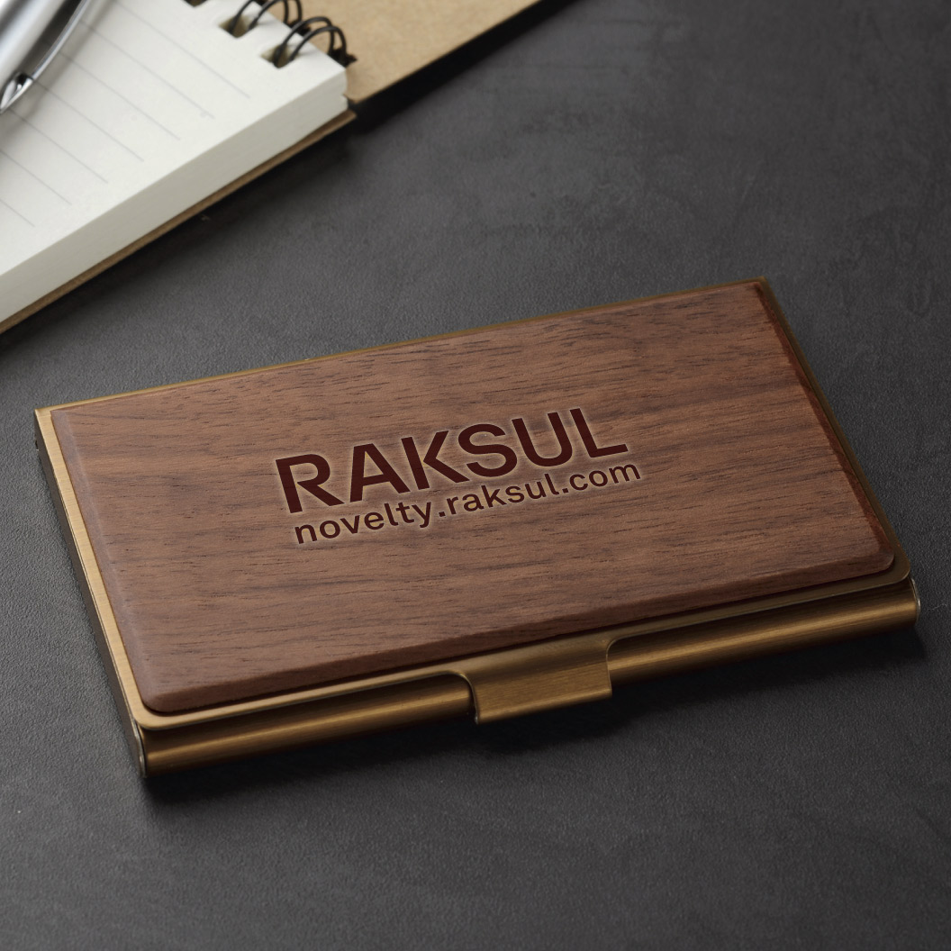 ウッドプレート名刺入