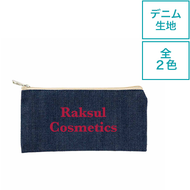 デニムフラットポーチ(S)画像