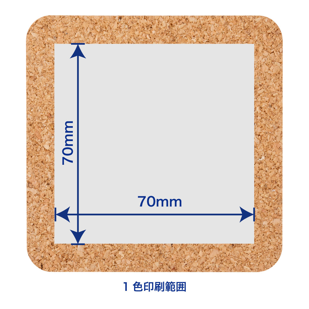 プリントコルクコースター｜ノベルティ・オリジナルグッズ・記念