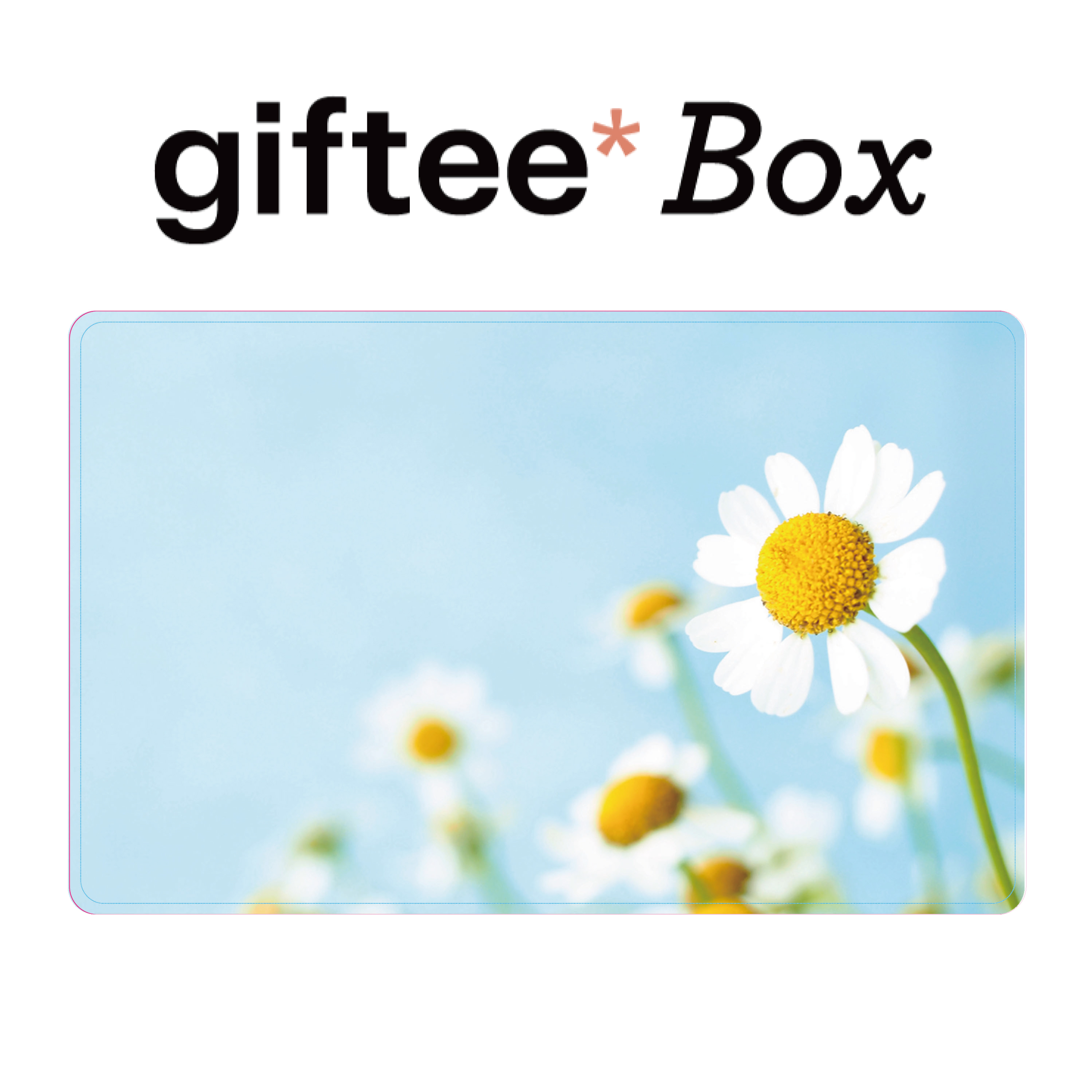 【花柄】giftee Box ギフトカード