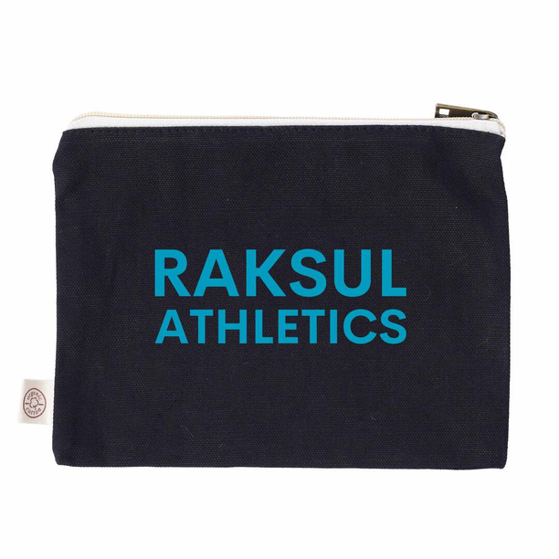 オーガニックコットンキャンバスフラットポーチ（M）画像