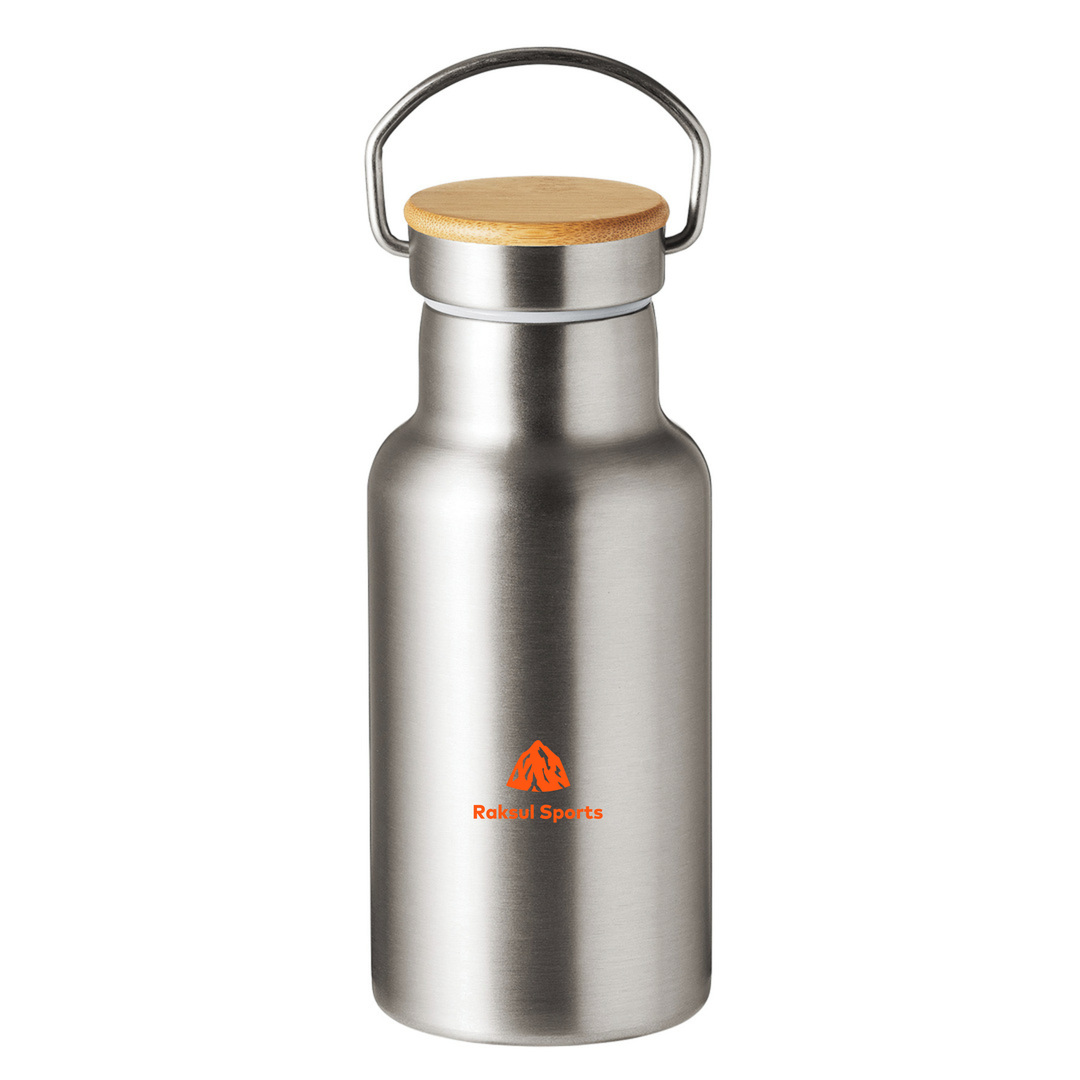 ウッドキャップ・ステンレスボトル（350ml）｜ノベルティ・オリジナル