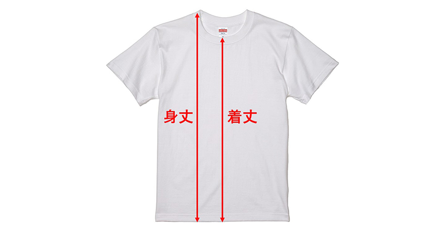 身丈と着丈